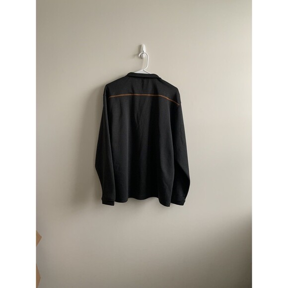 Pebble Beach Men's Performance Pullover Partial Zip Gray Jacket Size Medium - Picture 4 of 4